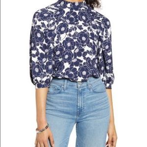 Halogen Raglan Sleeve Top Size Small